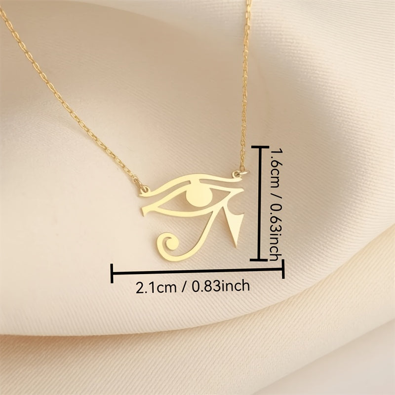 Golden Egyptian Eye Necklace