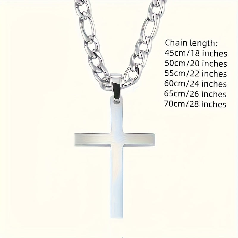 Stainless Steel Cross Necklace