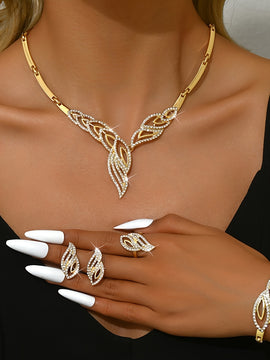 4pcs Vintage Bohemian Style Jewelry Set
