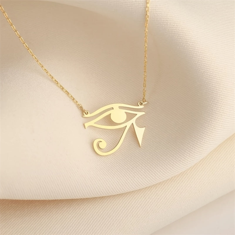 Golden Egyptian Eye Necklace