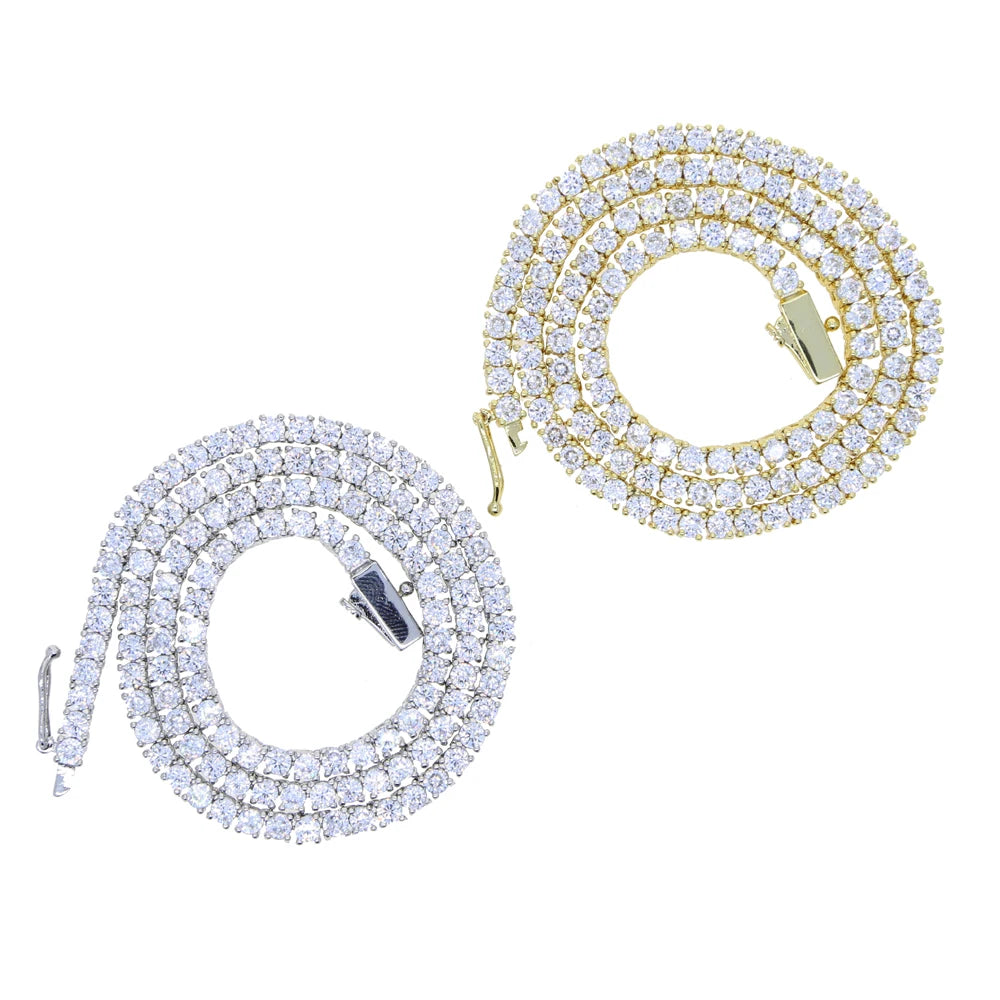 CZ Tennis Chain Necklace