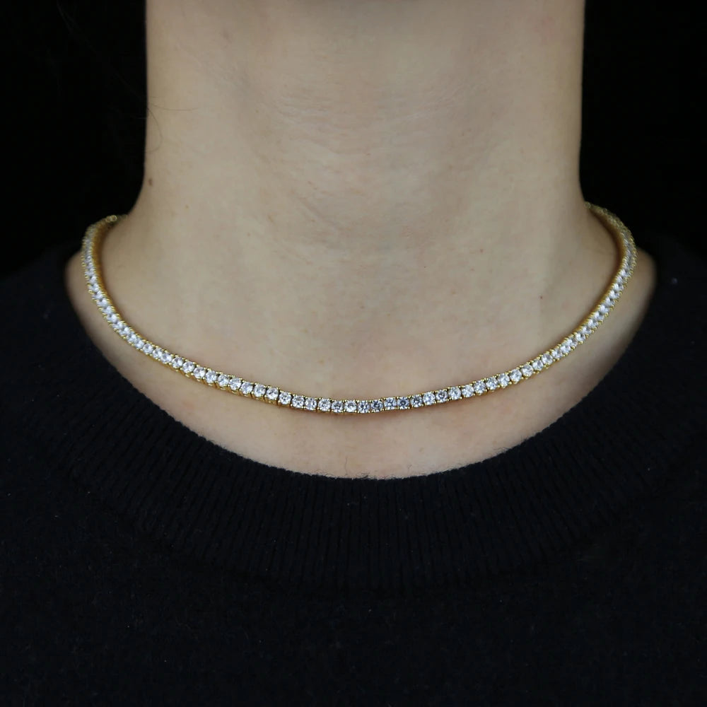 CZ Tennis Chain Necklace