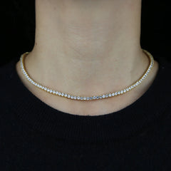 CZ Tennis Chain Necklace