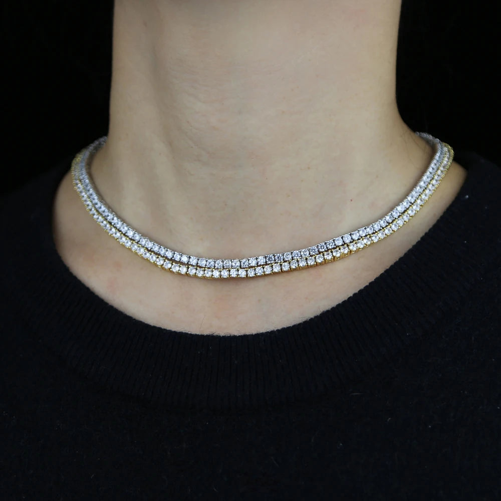 CZ Tennis Chain Necklace