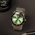 green watch dial