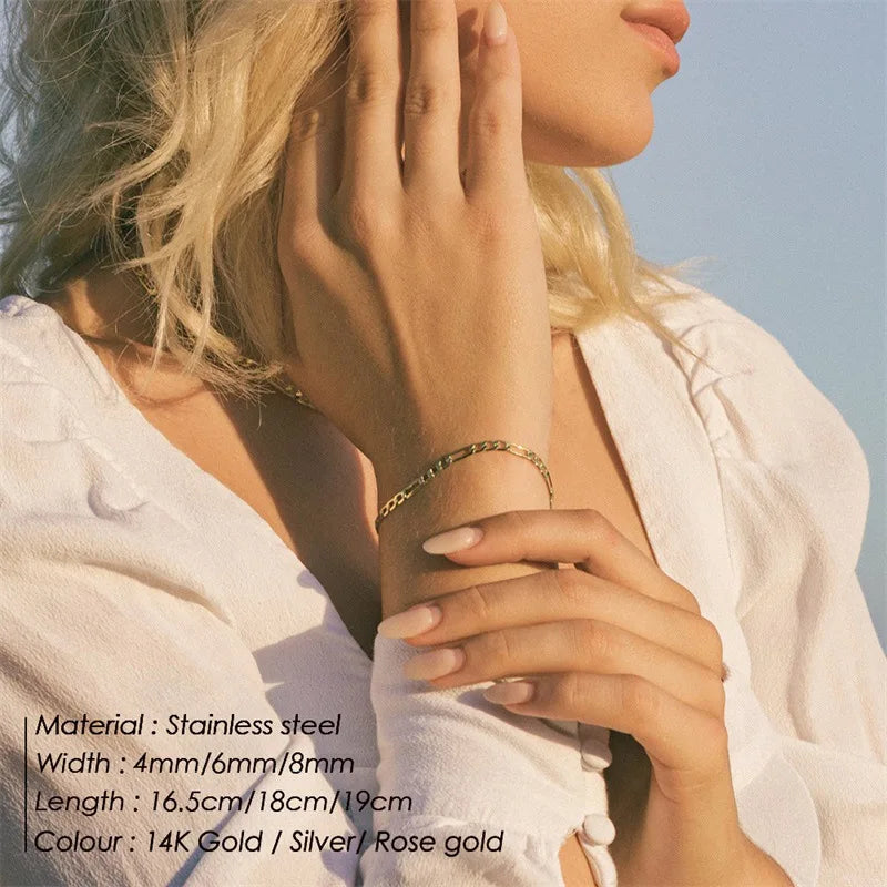 Gold Figaro Ankle Bracelet