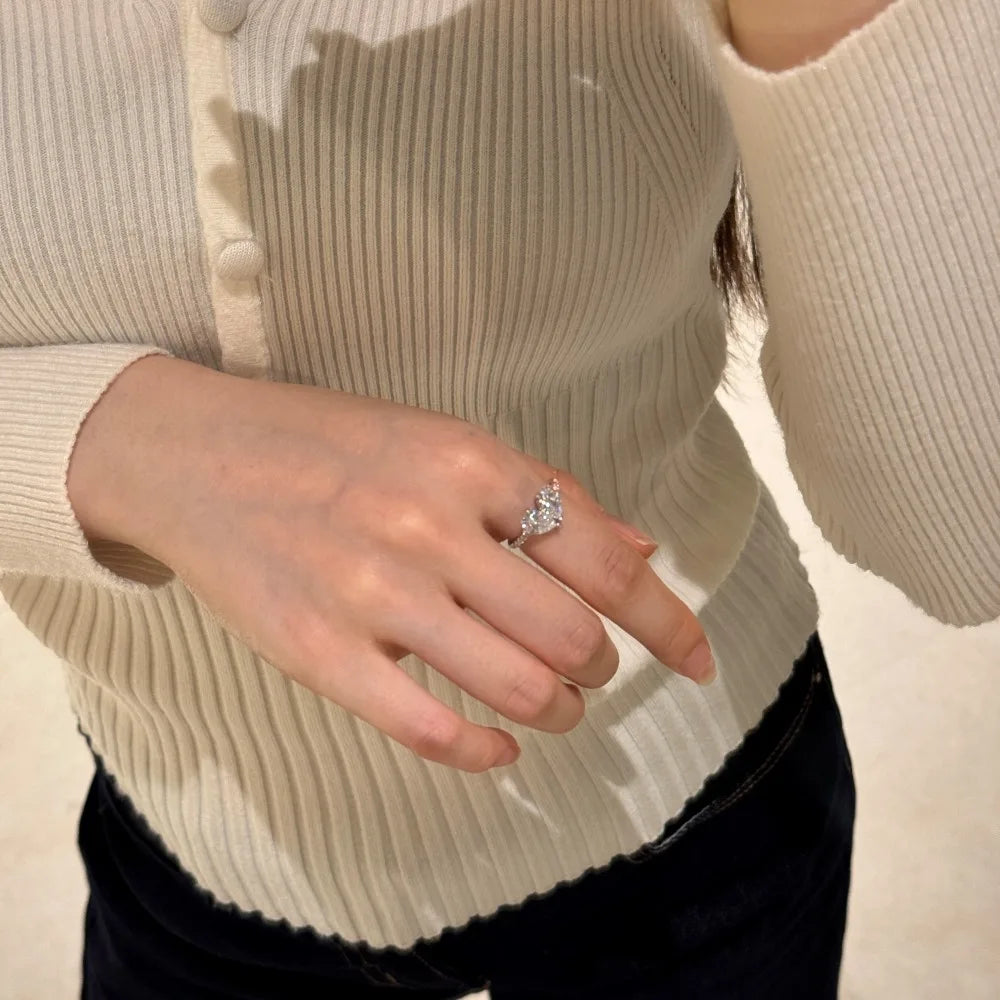 Luxury Silver Eternity Ring