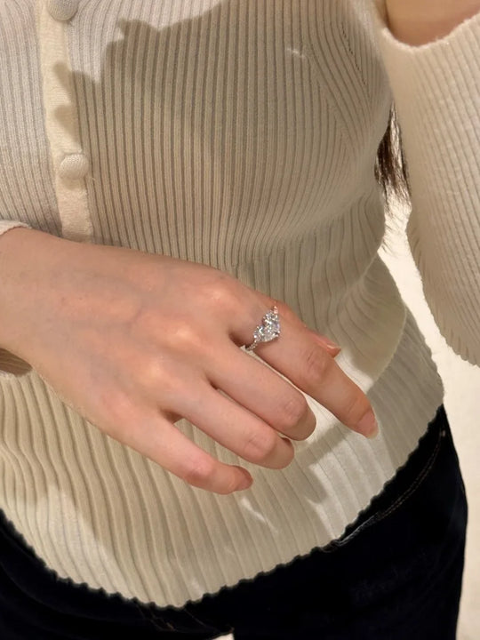 Luxury Silver Eternity Ring