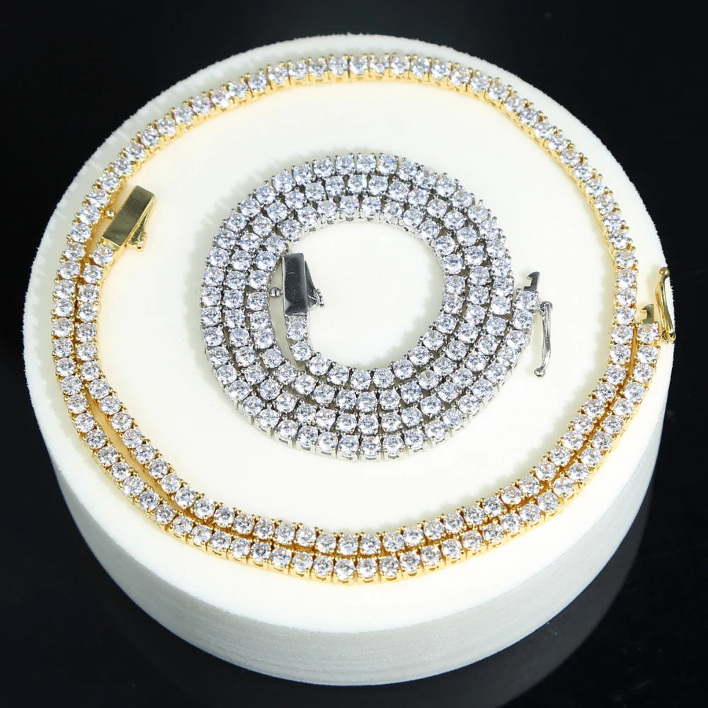 CZ Tennis Chain Necklace