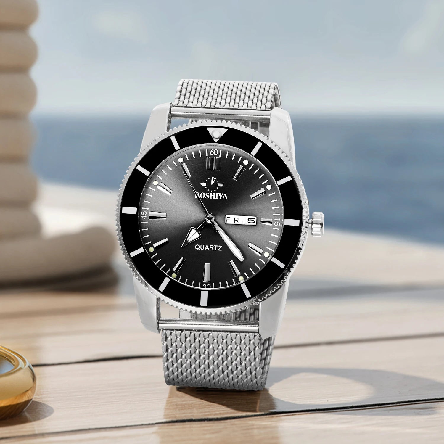 Designer Quartz Watch Set