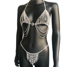 Luxury Diamond Crystal Bikini Body Chain