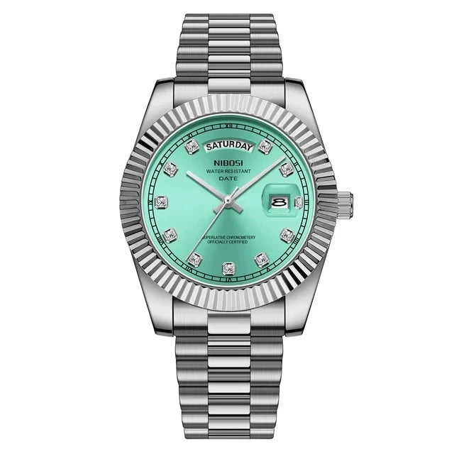 Diamond Gold Sports Watch