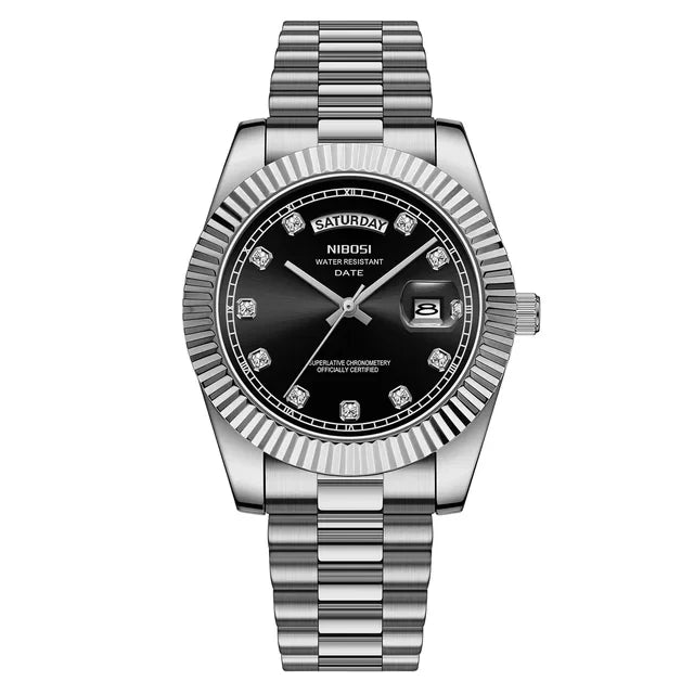 Diamond Gold Sports Watch