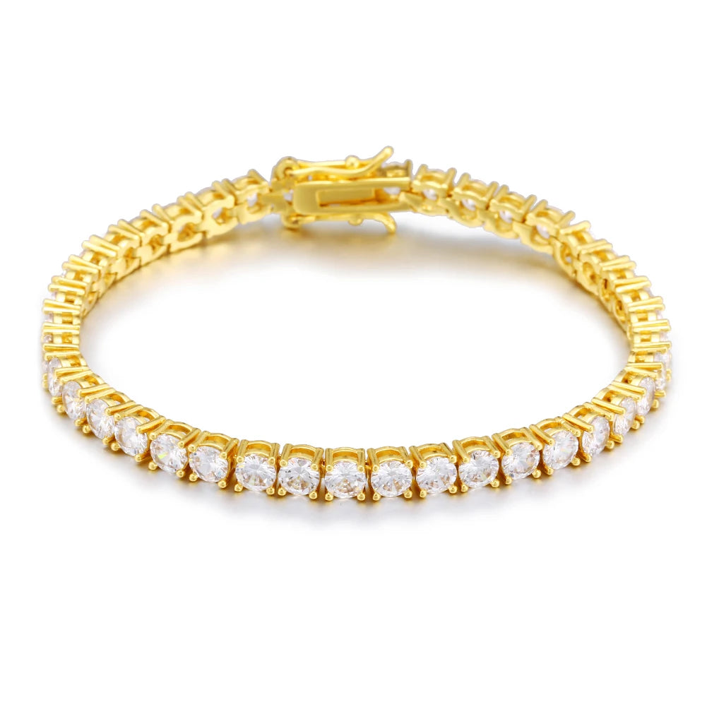 Gold Tennis Bracelet