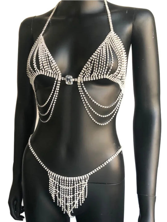 Luxury Diamond Crystal Bikini Body Chain