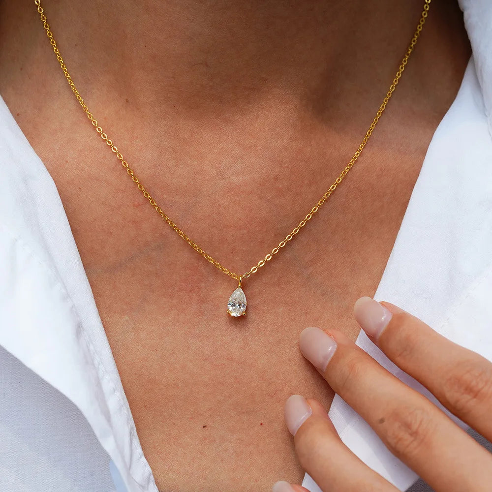 Elegant Moissanite Necklace