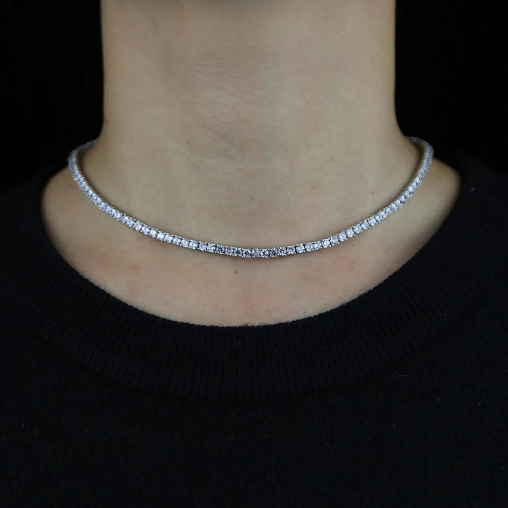CZ Tennis Chain Necklace