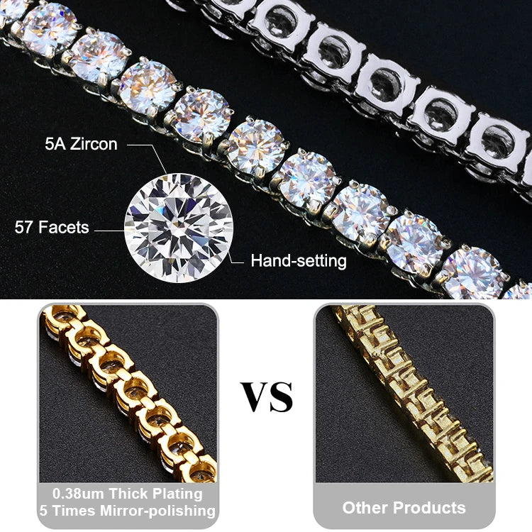 Iced Out Tennis Bracelet