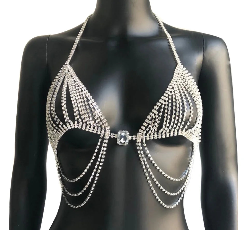 Luxury Diamond Crystal Bikini Body Chain