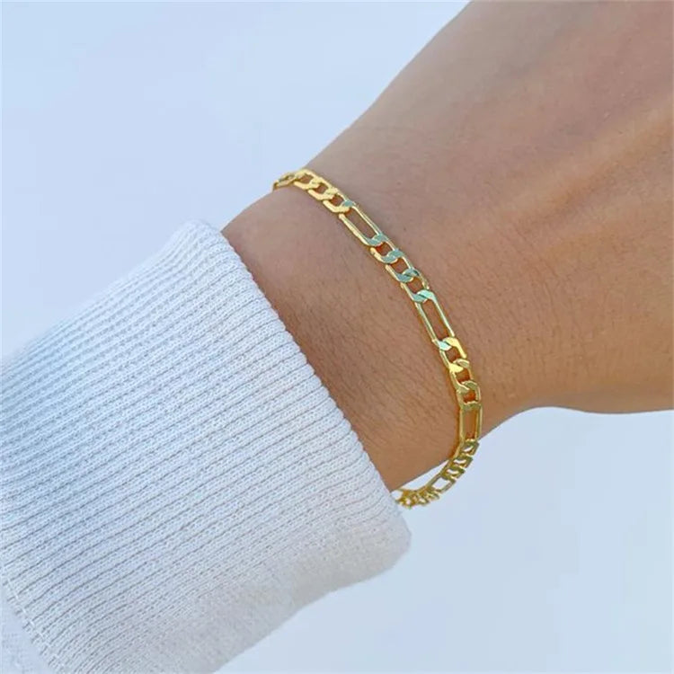 Gold Figaro Ankle Bracelet