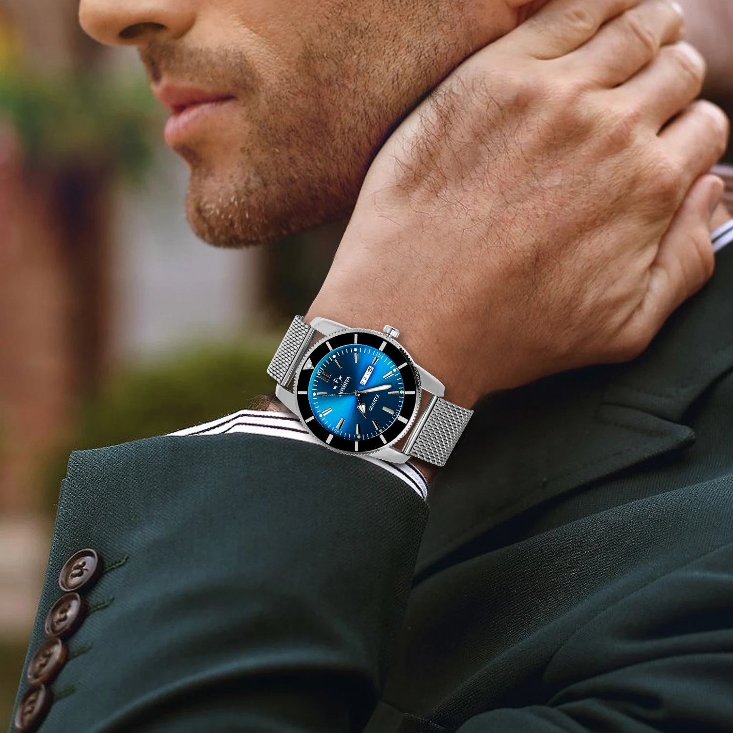 Designer Quartz Watch Set