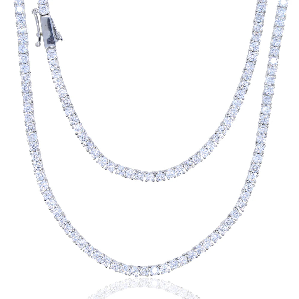 CZ Tennis Chain Necklace