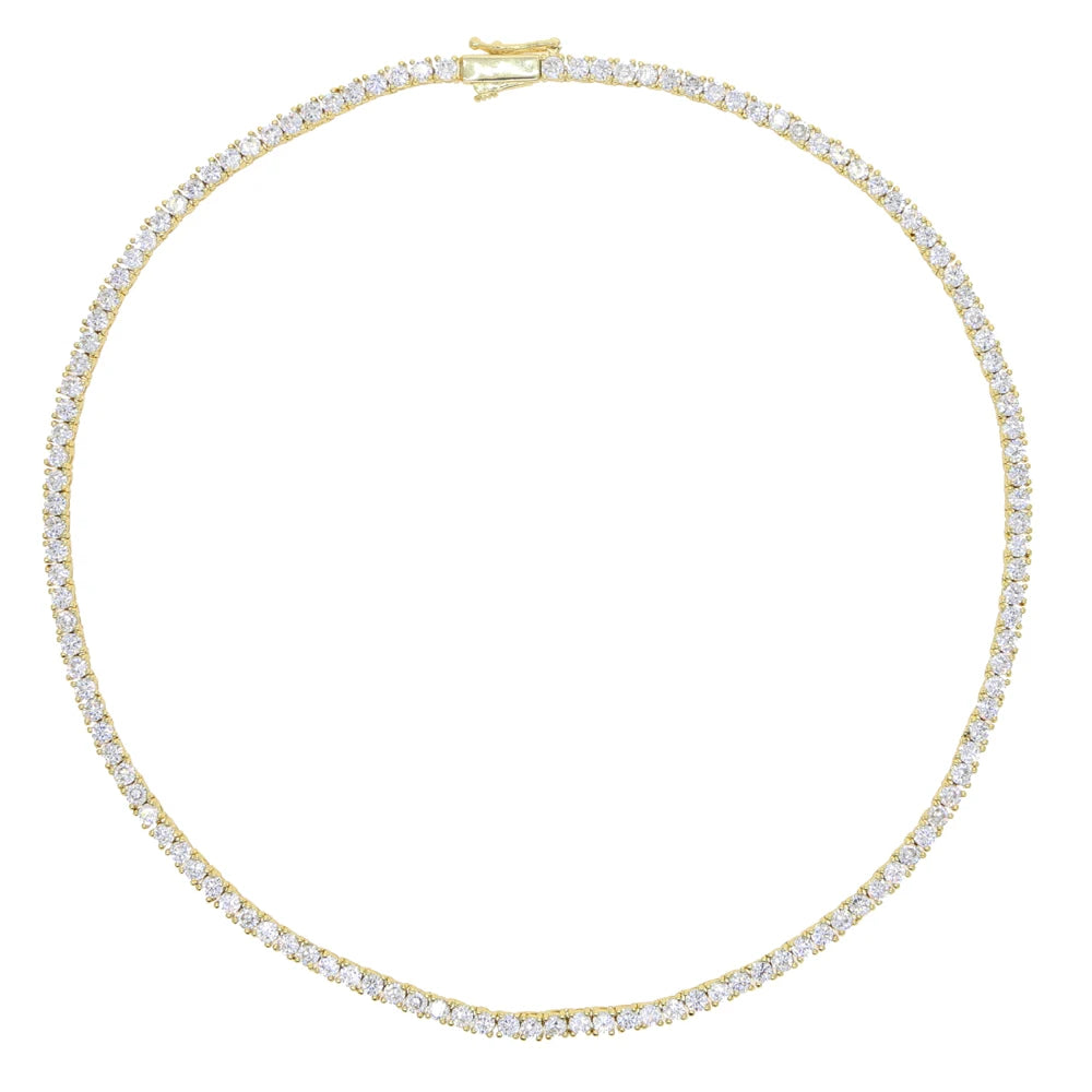 CZ Tennis Chain Necklace