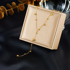 Gold Necklace with Pearl Pendant