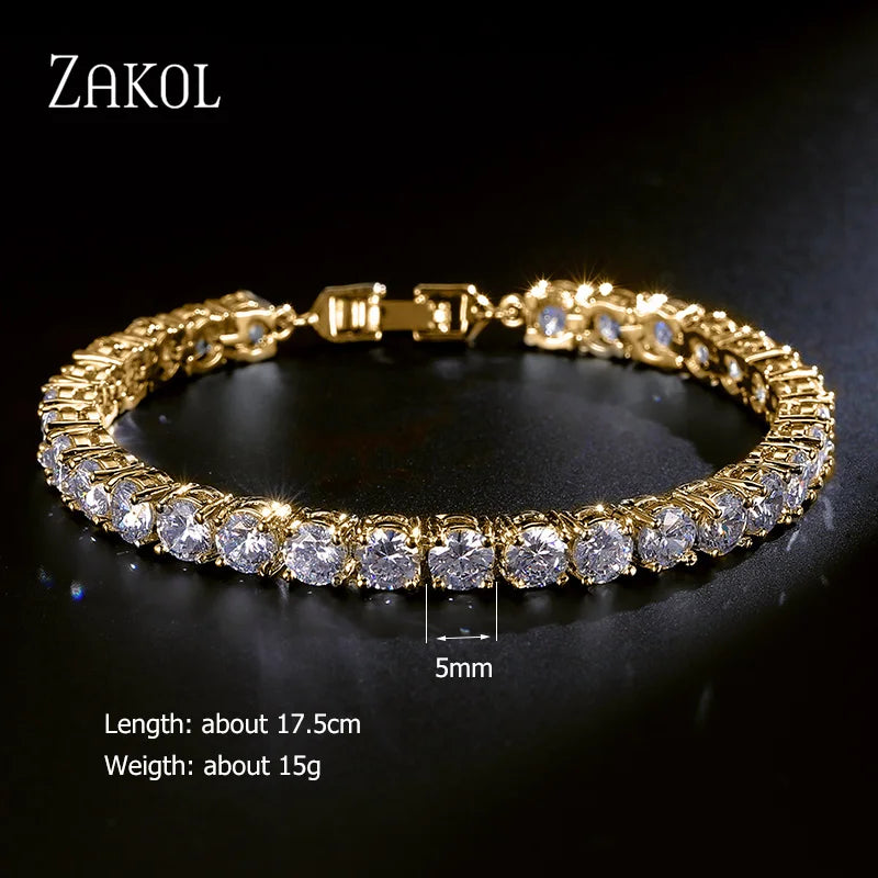 Water Drop CZ Tennis Bracelet