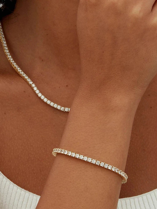 CZ Tennis Chain Necklace