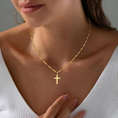 Elegant Gold Cross Jewelry