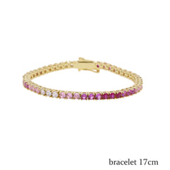 CZ Tennis Chain Necklace