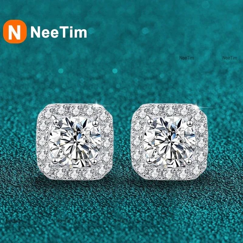 Moissanite Stud Earrings