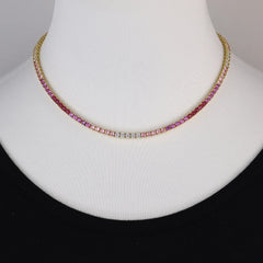 CZ Tennis Chain Necklace