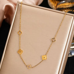 Lucky Hollow Necklace