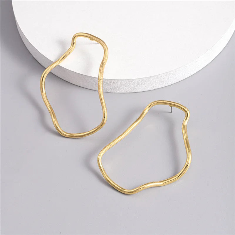 LATS Geometric Line Earrings