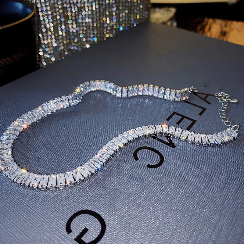 Shiny Zircon Necklace