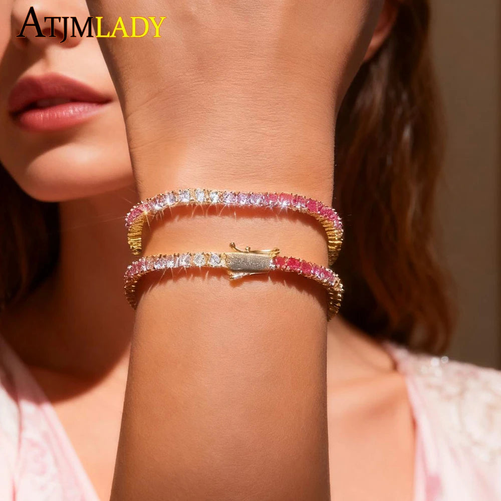 CZ Tennis Chain Necklace