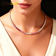 CZ Tennis Chain Necklace