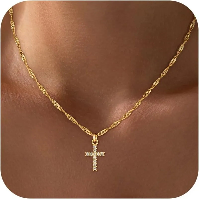 Elegant Gold Cross Jewelry