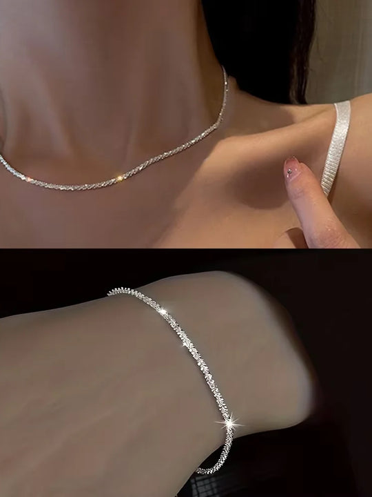 Set Chain Necklace Bracelet