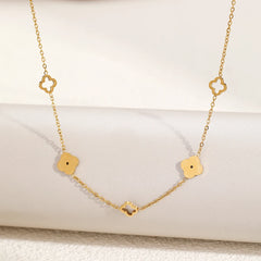 Lucky Hollow Necklace
