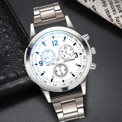 Men's Business Steel Band Quartz Watch