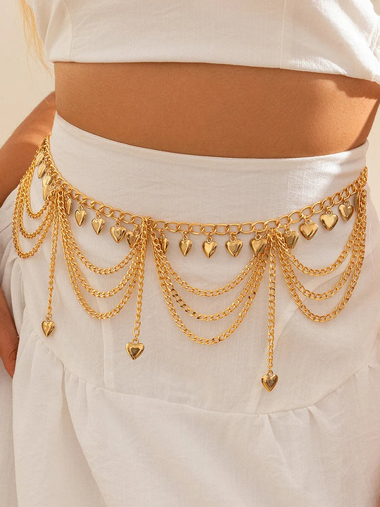 Chain Waist Belly Belt Bikini