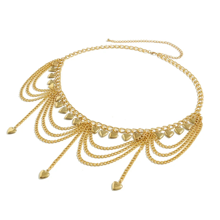 Chain Waist Belly Belt Bikini