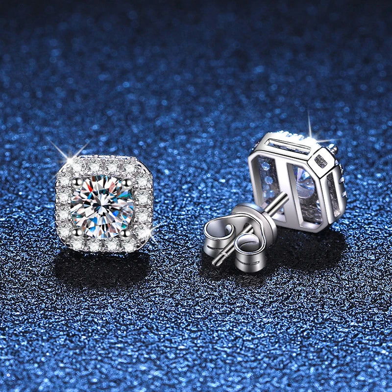 Moissanite Stud Earrings