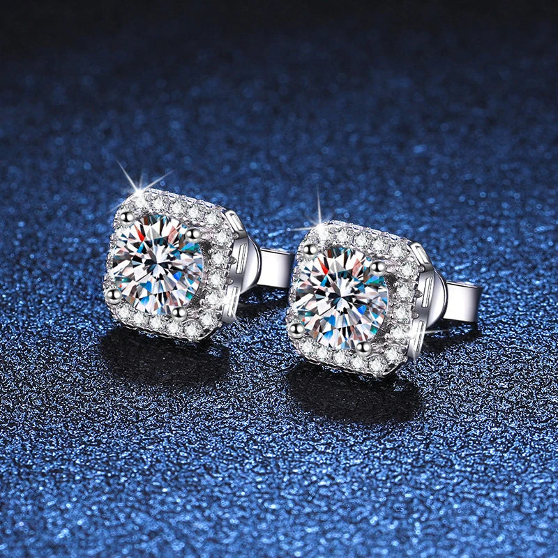 Moissanite Stud Earrings