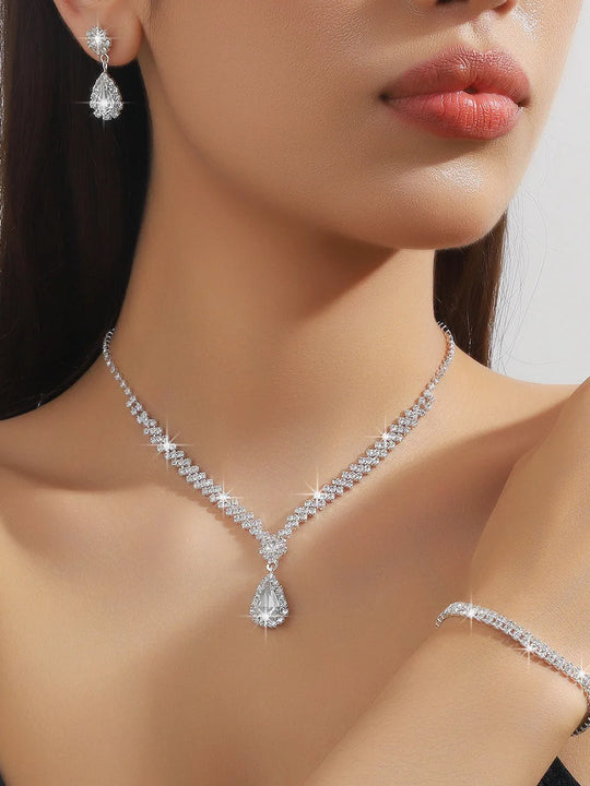 Jewelry Set Earrings, Necklace, Bracelet