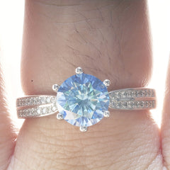 Luxury Women’s Sterling Silver Ring