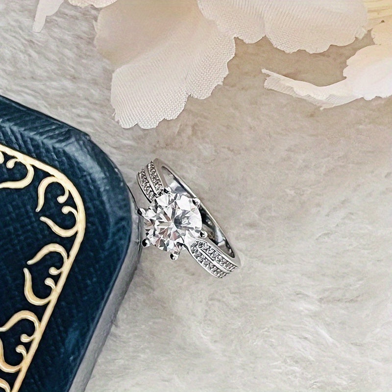 Luxury Women’s Sterling Silver Ring